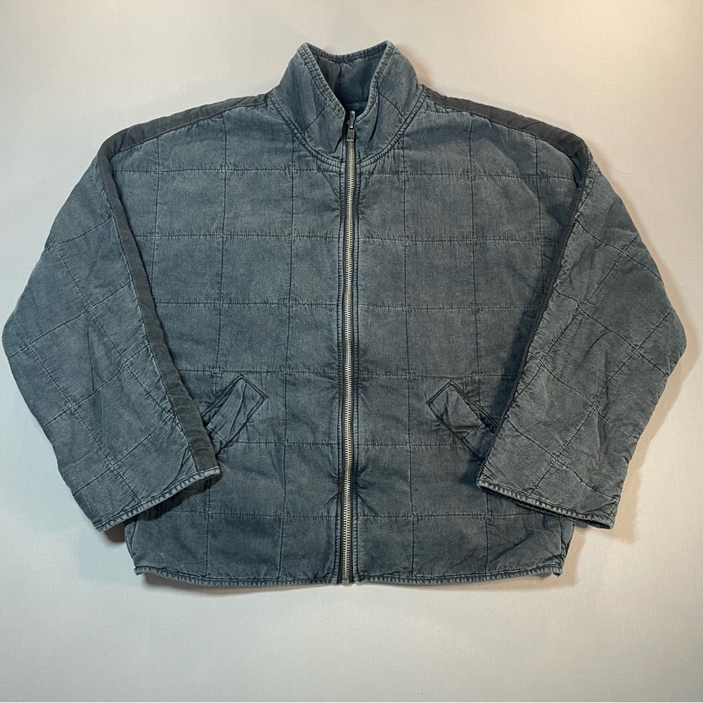 EXCELLENT Free People Black Dolman Quilted Bomber Jacket - Picture 3 of 16